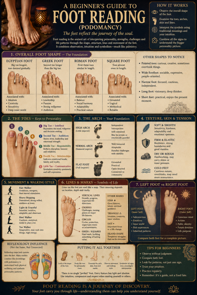 A Beginner’s Guide to Foot Reading (Podomancy)