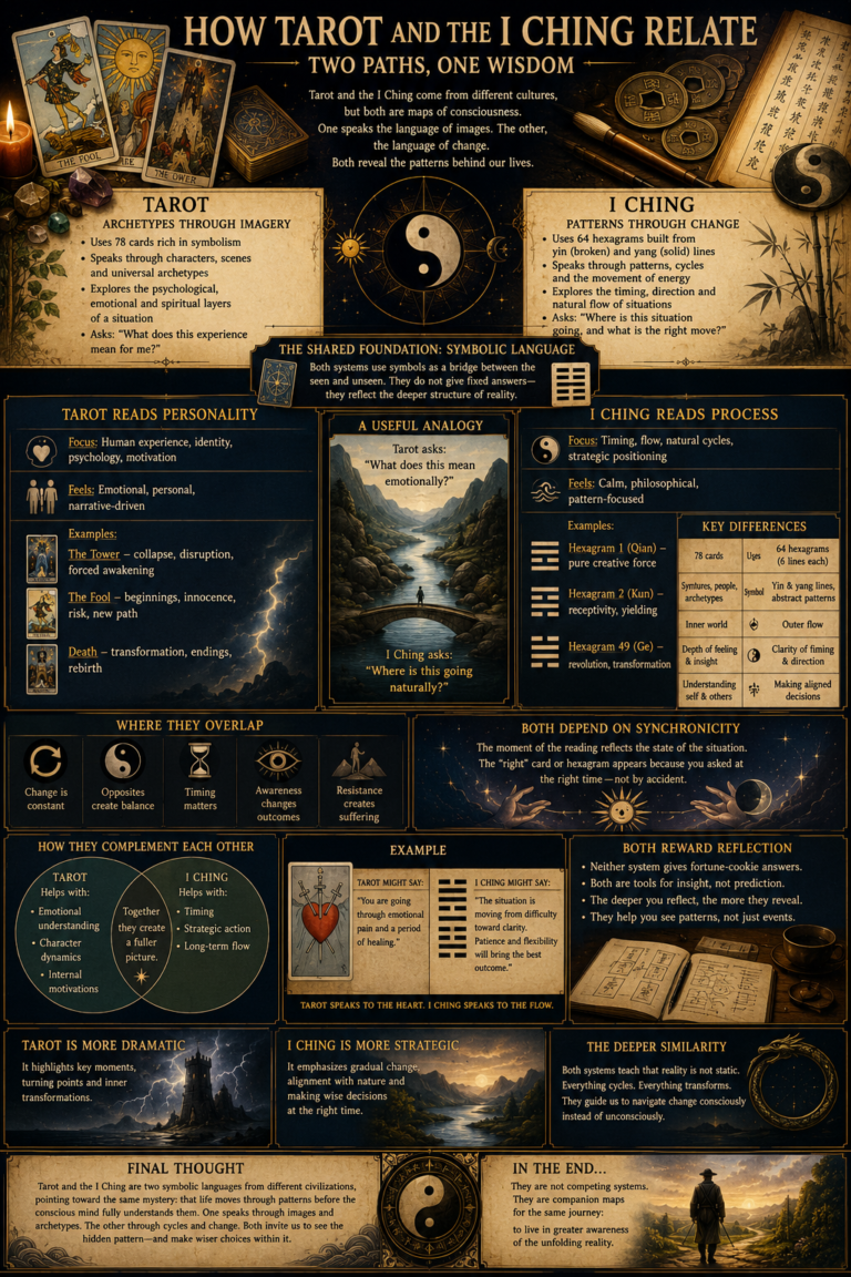 How Tarot and the I Ching Relate