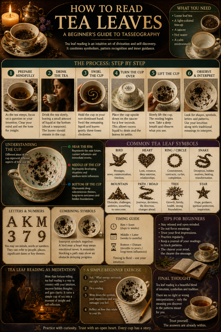 How to Read Tea Leaves: A Beginner’s Guide to Tasseography
