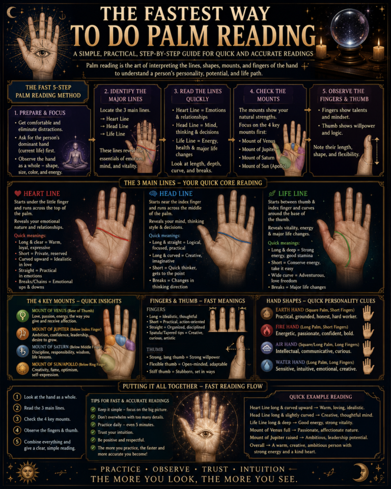 The Fastest Way to Do Palm Readings