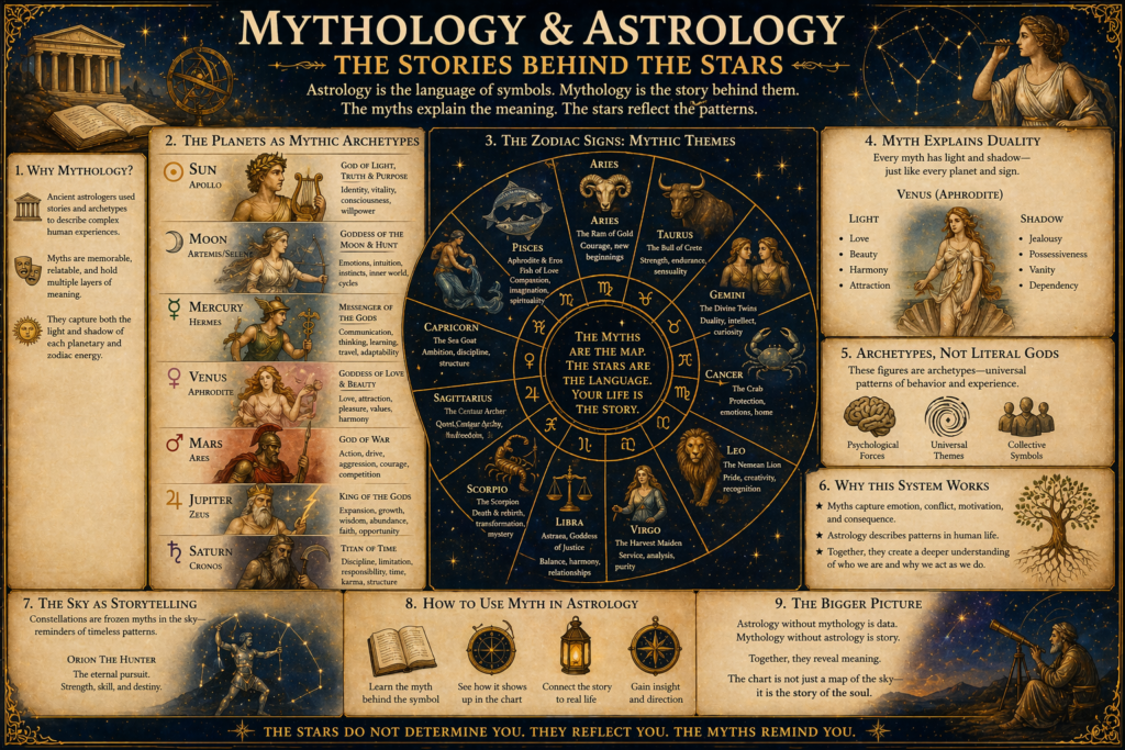 Mythology and Astrology: How the Stories Mirror the Stars