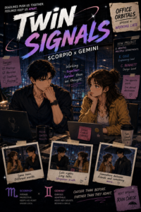 Twin Signals: Scorpio x Gemini – Office Orbitals – Chapter 4: Working Late