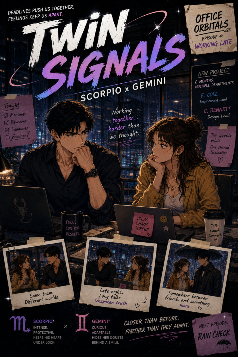 Twin Signals: Scorpio x Gemini – Office Orbitals – Chapter 4: Working Late
